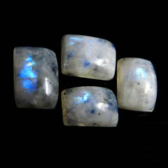 19.50 Ct Natural Moonstone CERTIFIED Brilliant Cabochon Lot Loose Gemstone