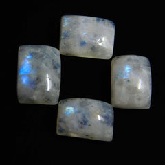 19.50 Ct Natural Moonstone CERTIFIED Brilliant Cabochon Lot Loose Gemstone