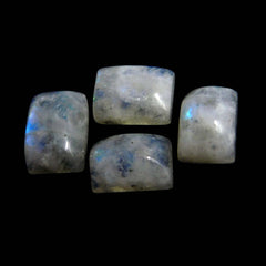 19.50 Ct Natural Moonstone CERTIFIED Brilliant Cabochon Lot Loose Gemstone