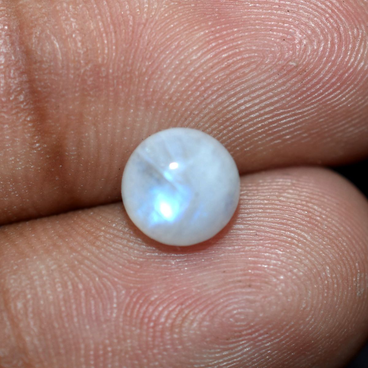 Moonstone High Grade Quality 1.75 Ct Natural White Round Cut CERTIFIED Gemstone