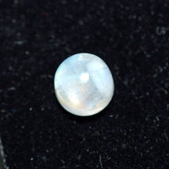 2.05 Ct Natural White Genuine Moonstone Round Shape CERTIFIED Loose Gemstone