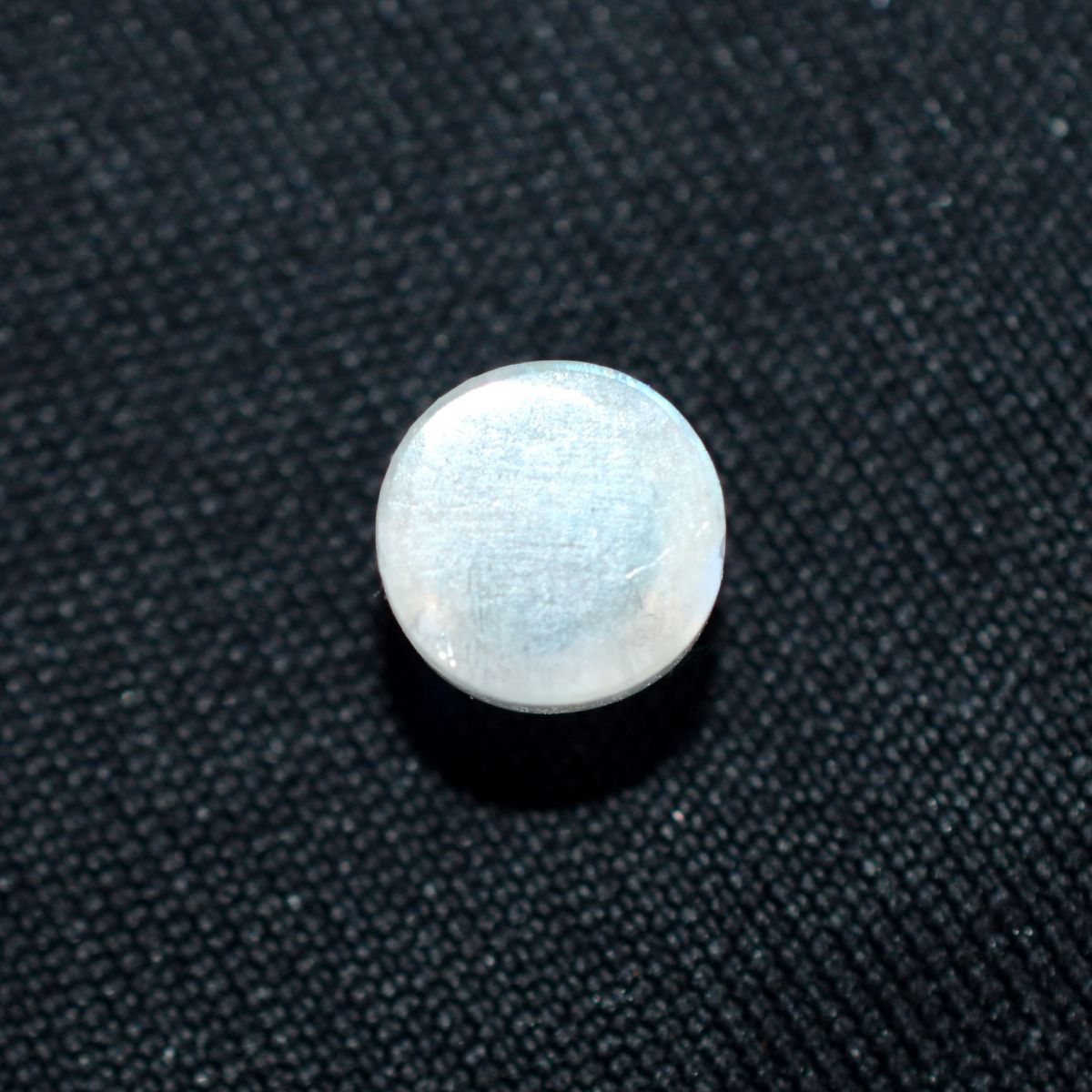 2.05 Ct Natural White Genuine Moonstone Round Shape CERTIFIED Loose Gemstone