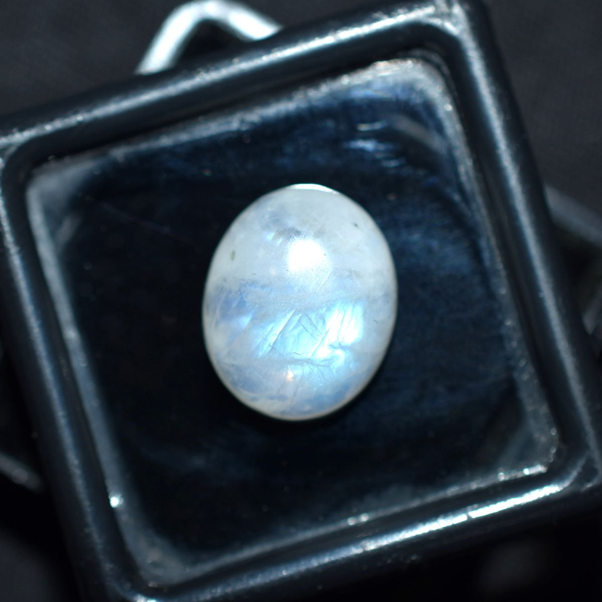 Natural CERTIFIED White Moonstone Oval Shape Lot Loose Gemstone 8 Pcs