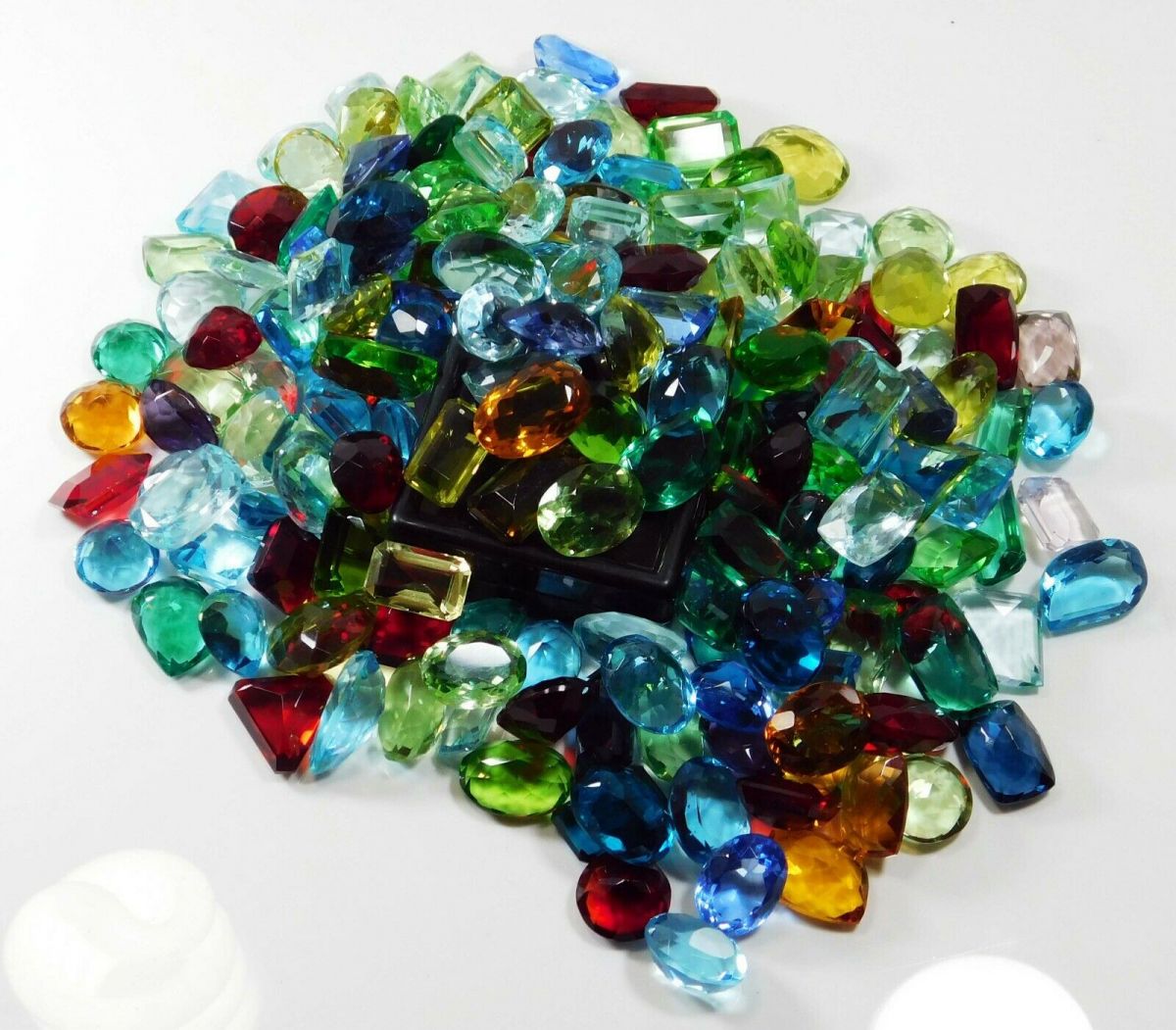 100 Ct Lots Topaz Certified Gemstone Lot Mix Shape Ring Size Lot