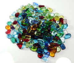 100 Ct Lots Topaz Certified Gemstone Lot Mix Shape Ring Size Lot