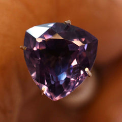 4.35 Ct NATURAL Color Change Alexandrite Trillion Shape Loose Gemstone CERTIFIED