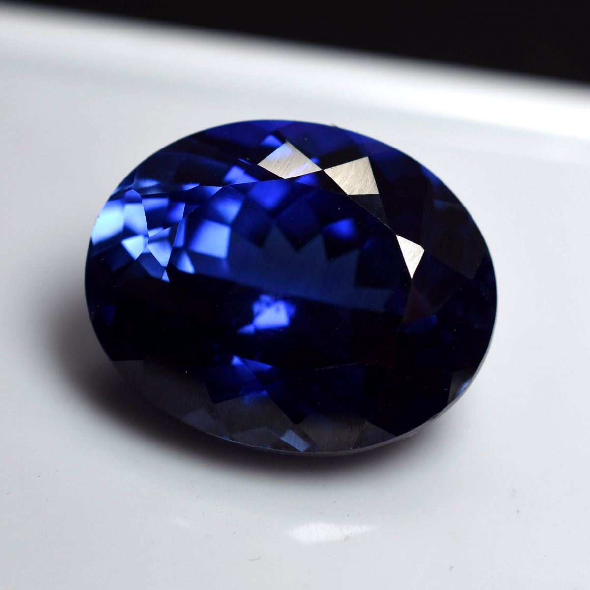 15.50 Ct Natural Blue Tanzanite Oval Shape CERTIFIED Rare Loose Gemstone