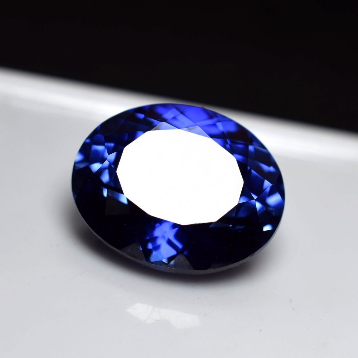 15.50 Ct Natural Blue Tanzanite Oval Shape CERTIFIED Rare Loose Gemstone