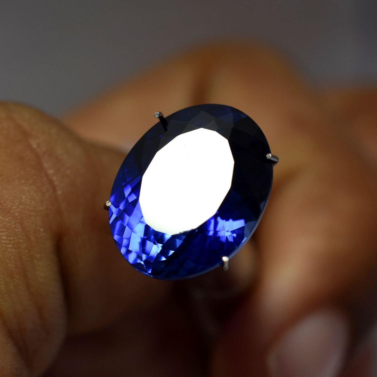 Beautiful Blue Tanzanite 11.60 Ct Natural CERTIFIED Loose Gemstone Rare Oval Cut