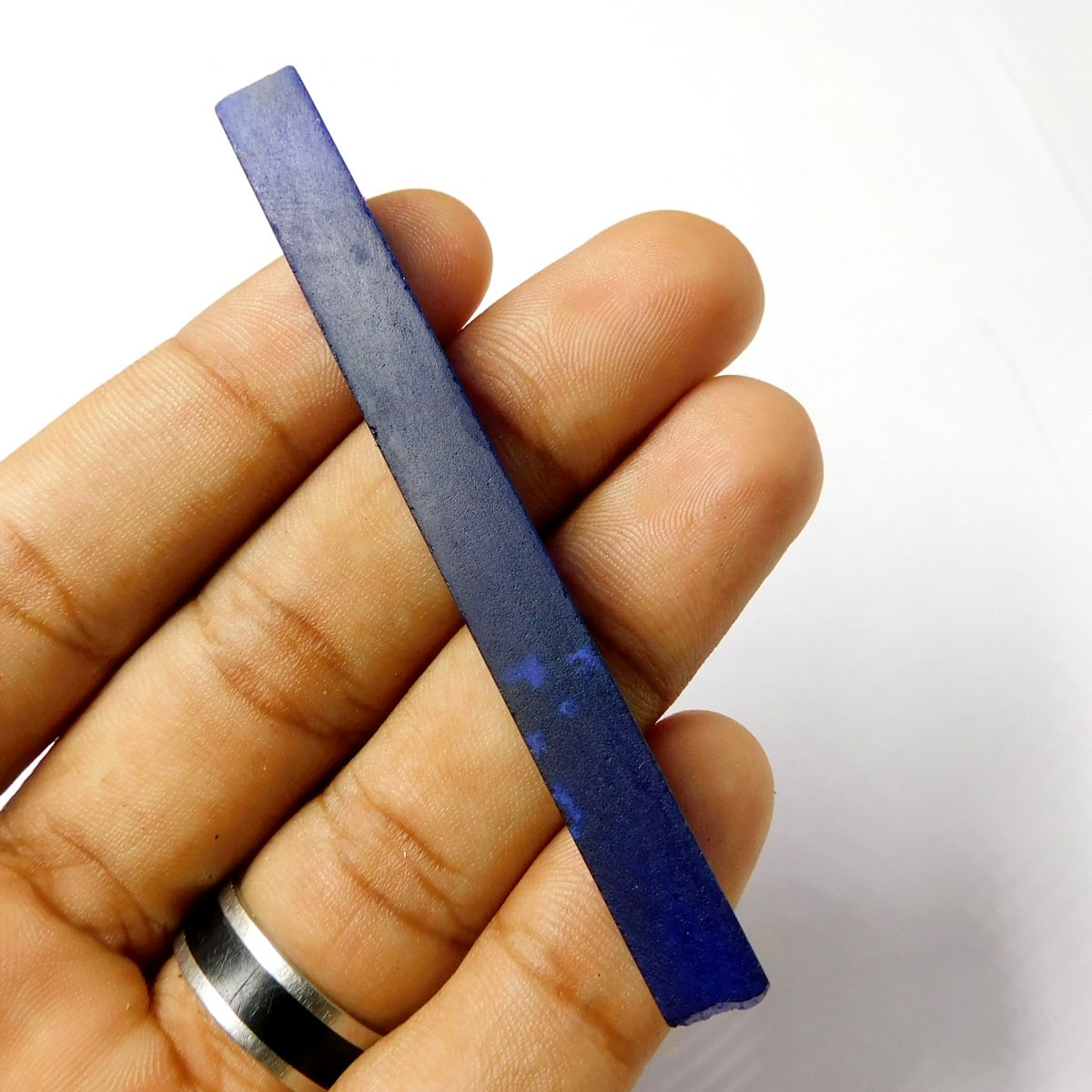 Blue Tanzanite 58.80 Ct Natural CERTIFIED Loose Gemstone Perfect Rough UnCut