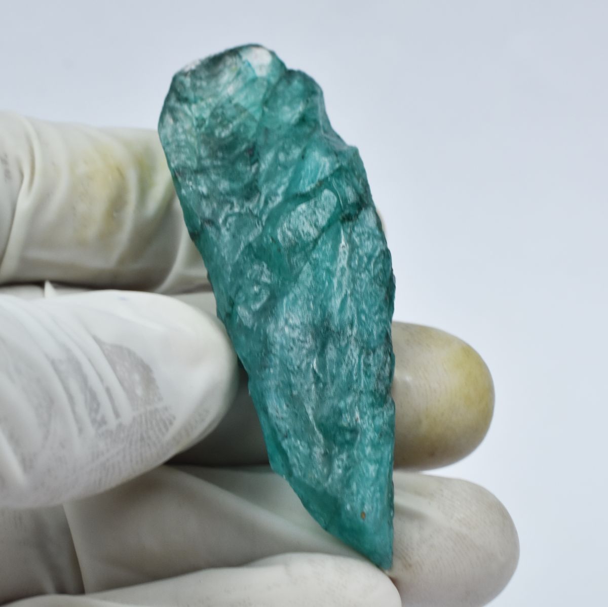 Earth Mined 99.95 Ct Emerald Green Natural Uncut Rough Loose CERTIFIED Gemstone
