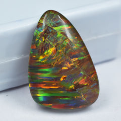 13.15 Ct CERTIFIED Opal Cabochon Cut Natural Multi-Color Loose Gemstone