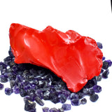 CERTIFIED Uncut Natural 2063.1 Ct Red Coral Rough Italian Loose Gemstone