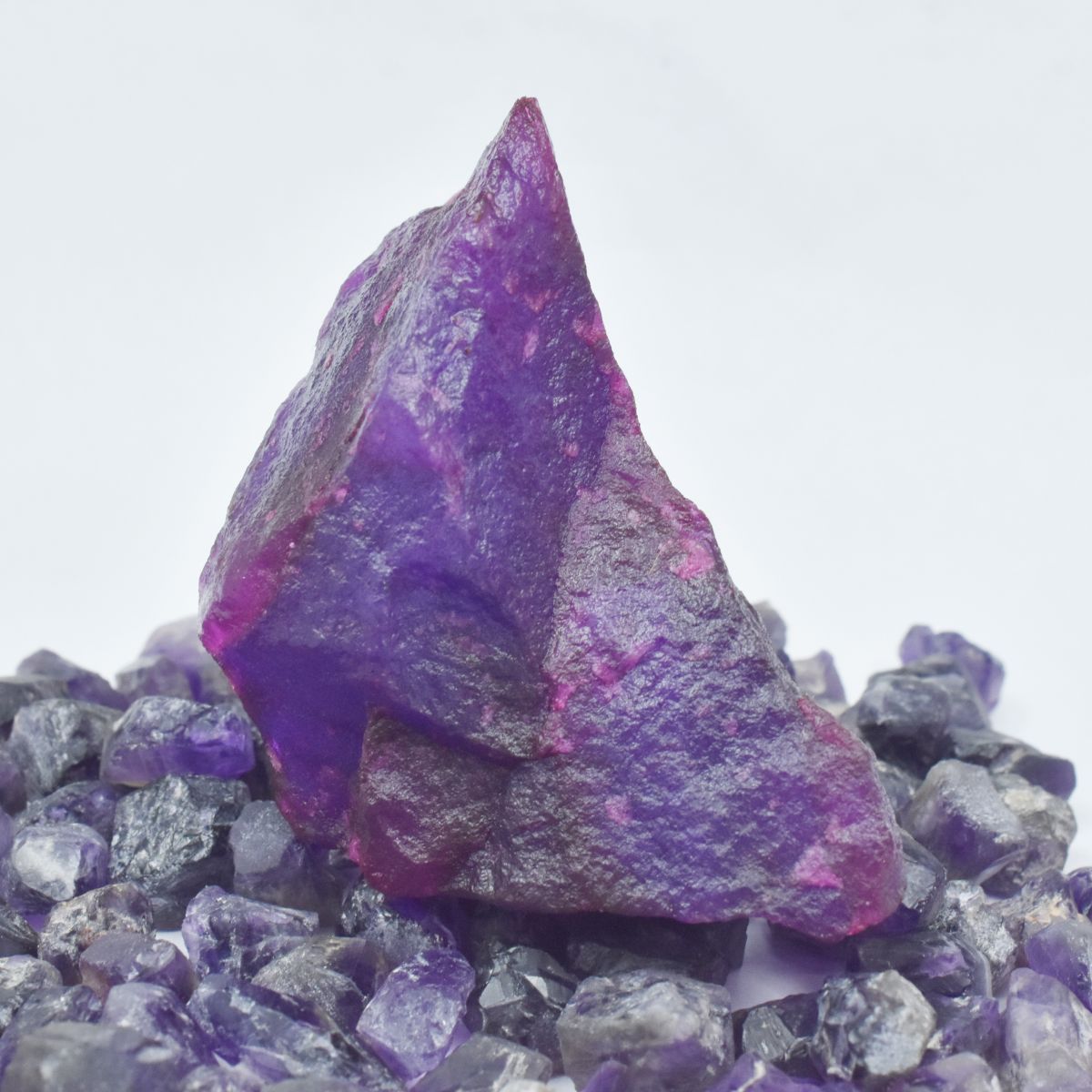 CERTIFIED Uncut Raw 527.40 Ct Purple Tanzanite Natural Rough Loose Gemstone