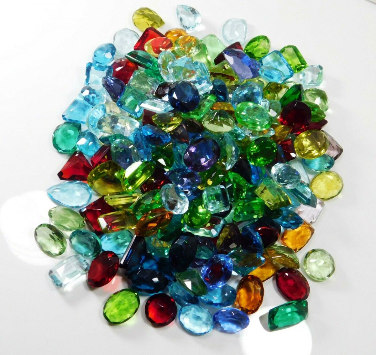 Mix Shape Ring Size Lot 888 Carat Lots of Unsearched Topaz CERTIFIED Gemstone