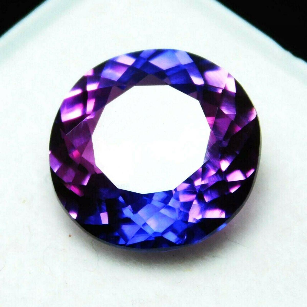 3.52 Ct Natural Tanzanite Loose Gemstone Ring Size CERTIFIED Purple Round Cut