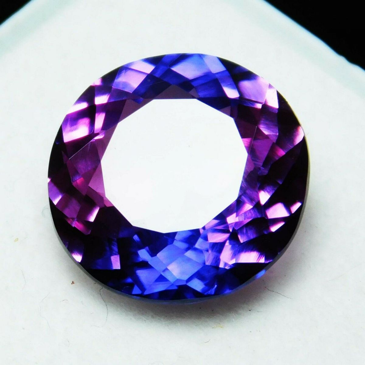 3.52 Ct Natural Tanzanite Loose Gemstone Ring Size CERTIFIED Purple Round Cut