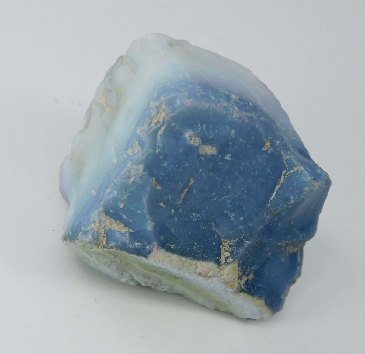 202.00 Ct Natural Blue Opal Uncut Rough Earth Mined Loose CERTIFIED Gemstone