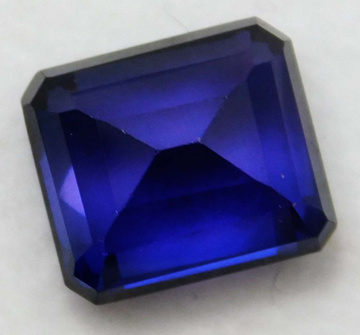 7 Carat Natural Purple Tanzanite Emerald Cut Loose Gemstone CERTIFIED