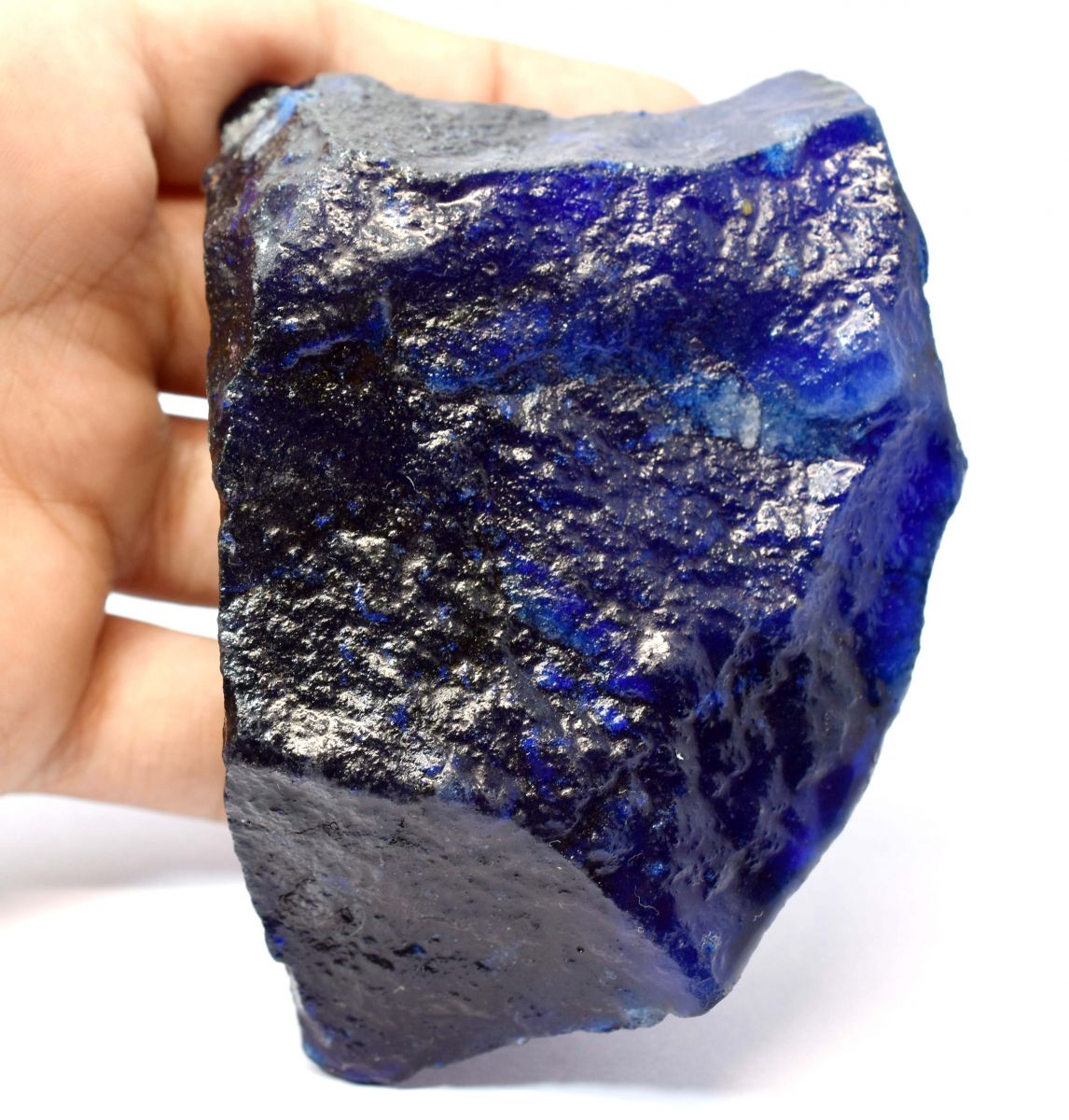 Blue Color 1062.50 Ct Natural Rough Tanzanite UnCut CERTIFIED Loose Gemstone.