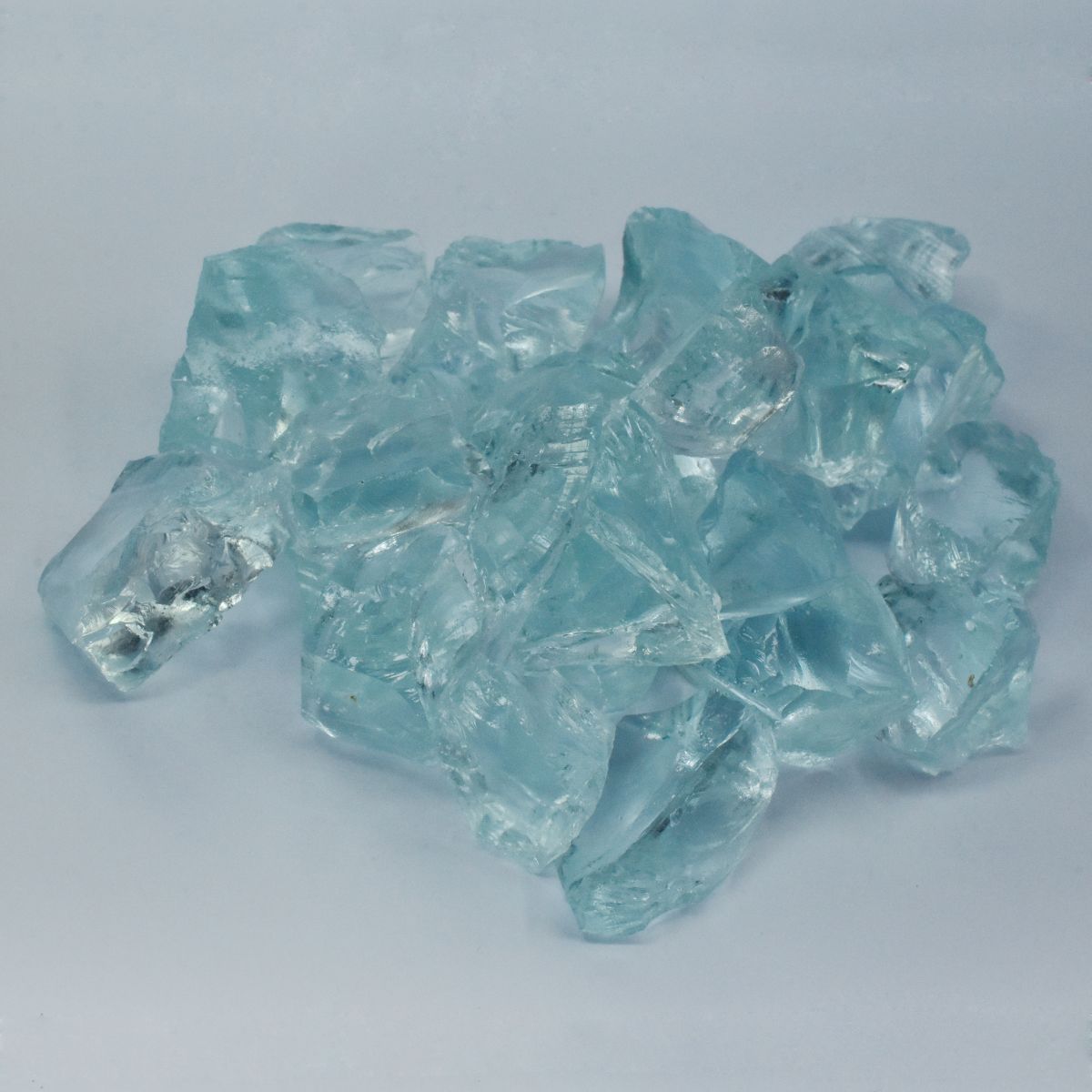 356.25 Ct Lab-Created Aquamarine Raw Crystal Rough Good Quality Loose Gemstone