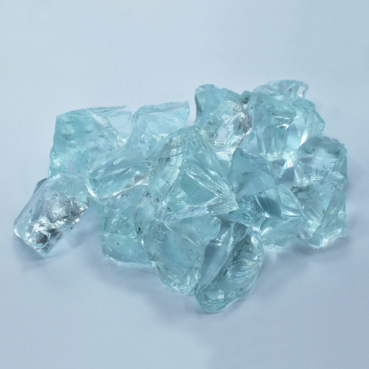 356.25 Ct Lab-Created Aquamarine Raw Crystal Rough Good Quality Loose Gemstone