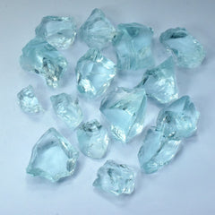 356.25 Ct Lab-Created Aquamarine Raw Crystal Rough Good Quality Loose Gemstone