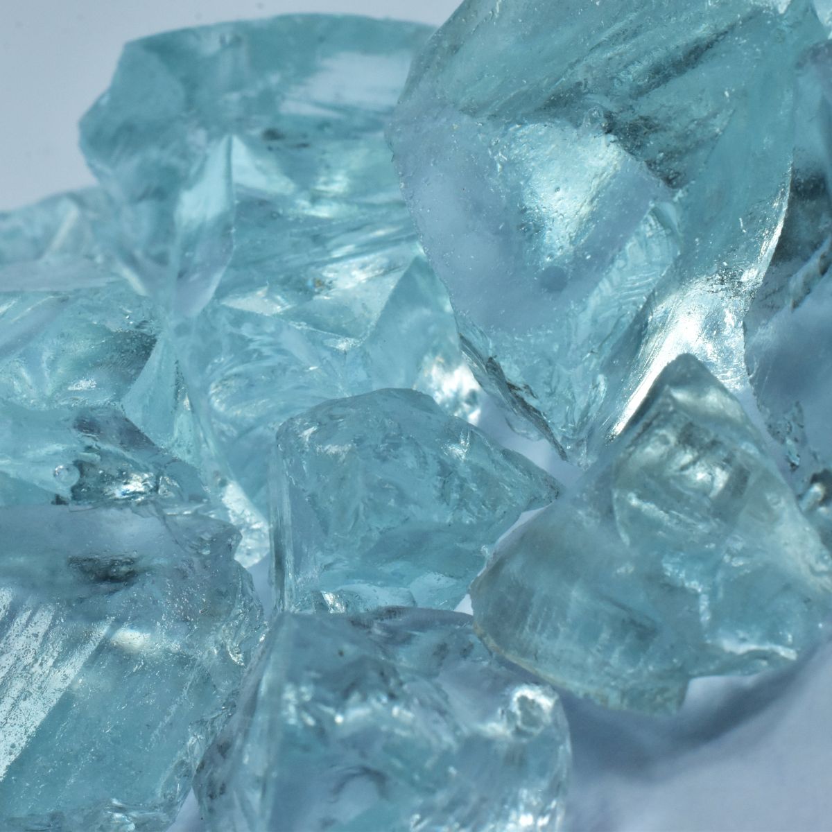 356.25 Ct Lab-Created Aquamarine Raw Crystal Rough Good Quality Loose Gemstone