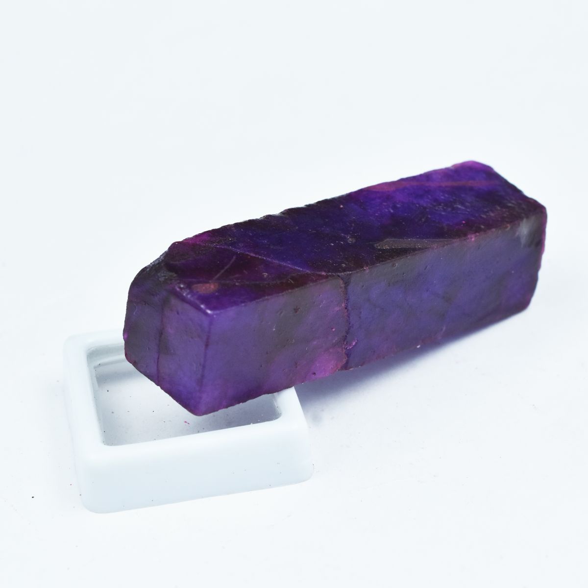 230.10 Ct Natural Purple Tanzanite Dyed Rough Uncut Loose Gemstone CERTIFIED