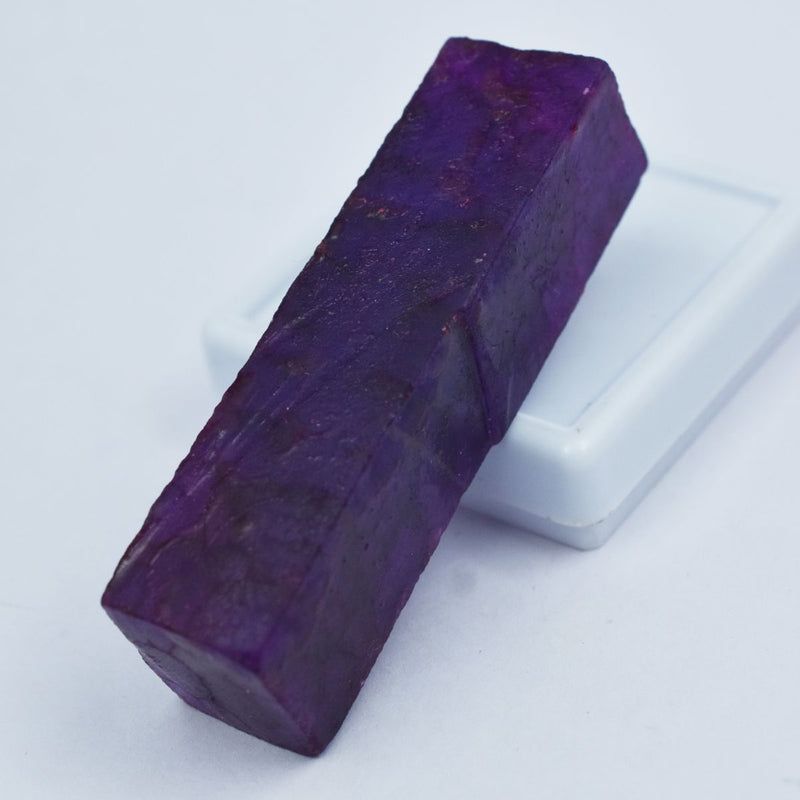 UnCut Raw Rough Tanzanite 186.90 Ct Natural Gemstone - close-up of color zoning