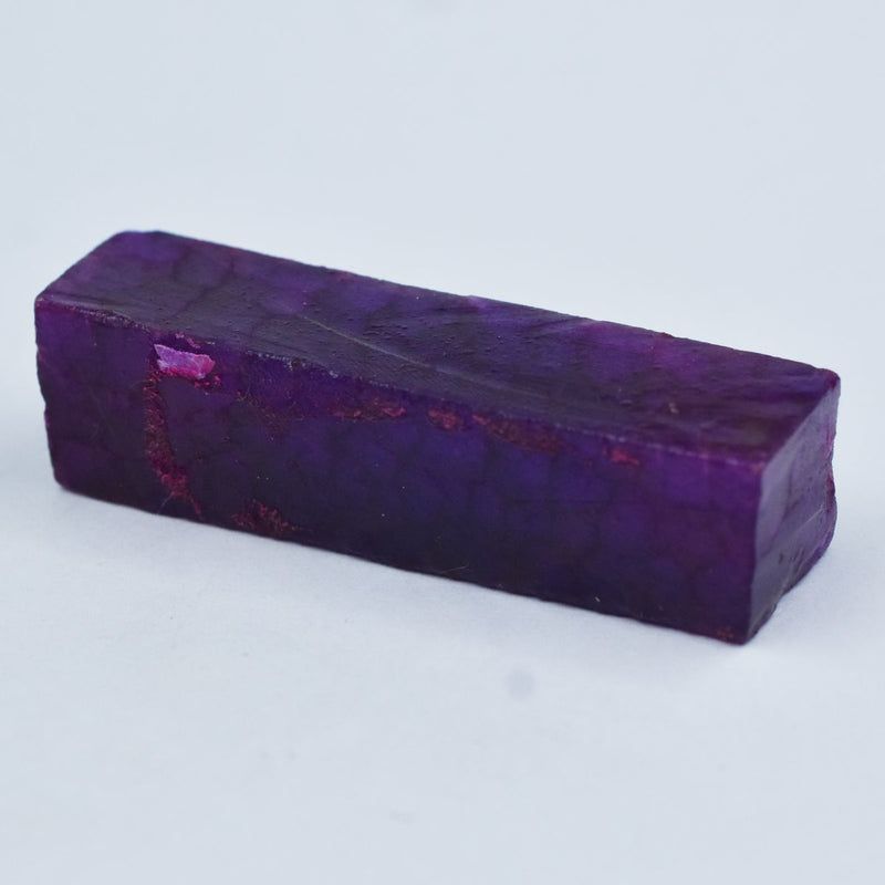 UnCut Raw Rough Tanzanite 186.90 Ct Natural Gemstone - side profile showing texture