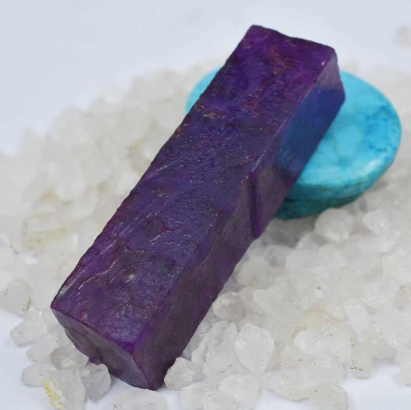 UnCut Raw Rough Tanzanite 186.90 Ct Natural Gemstone - macro of natural inclusions