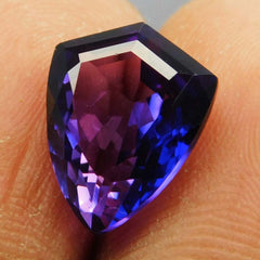 6.20 Ct NATURAL Tanzanite PURPLE Loose Gemstone Fancy Cut CERTIFIED