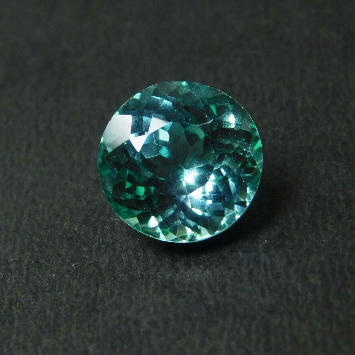 6.50 Ct Natural Bluish Green Grandidierite Round Shape CERTIFIED Loose Gemstone