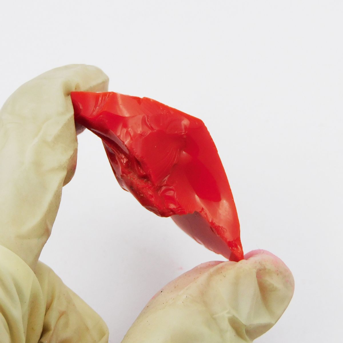 Red Coral 88.80 Ct Italian CERTIFIED Uncut Raw Rough Natural Loose Gemstone