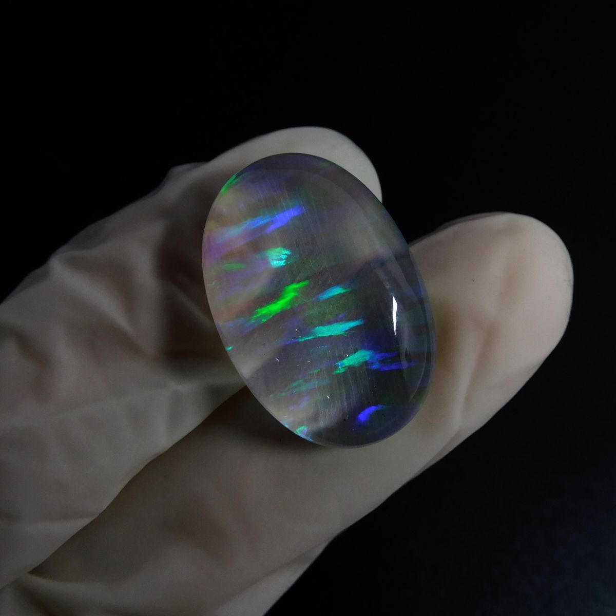 21.25 Ct Natural CERTIFIED Opal Oval Cut Rare Multi Color Loose Gemstone