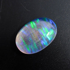 21.25 Ct Natural CERTIFIED Opal Oval Cut Rare Multi Color Loose Gemstone