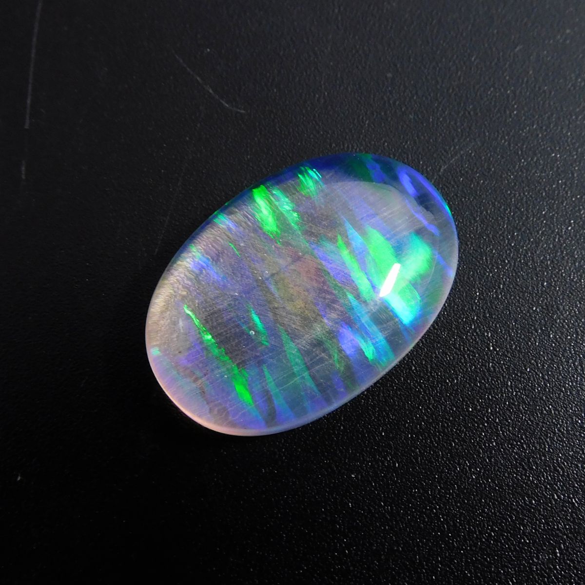 21.25 Ct Natural CERTIFIED Opal Oval Cut Rare Multi Color Loose Gemstone