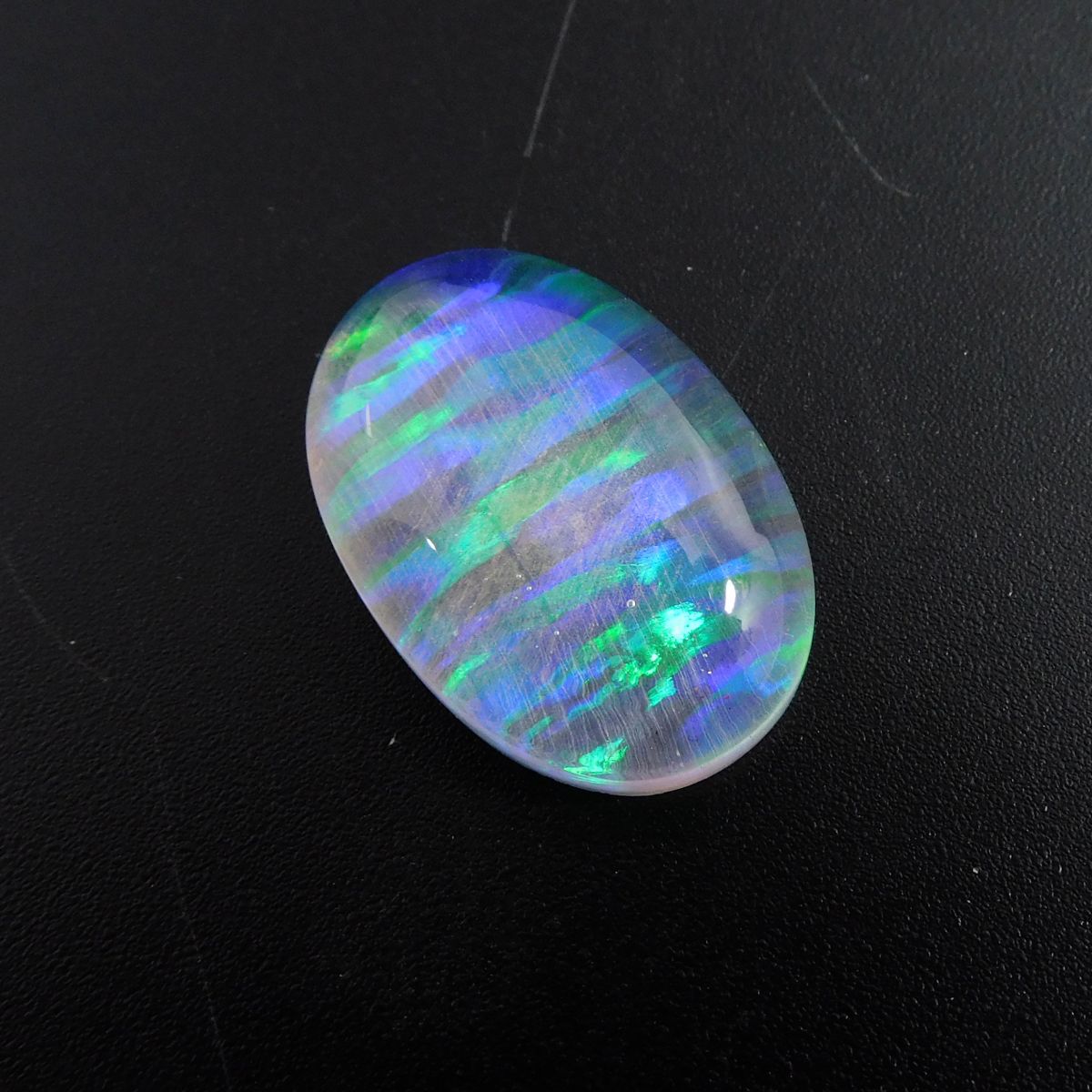 21.25 Ct Natural CERTIFIED Opal Oval Cut Rare Multi Color Loose Gemstone