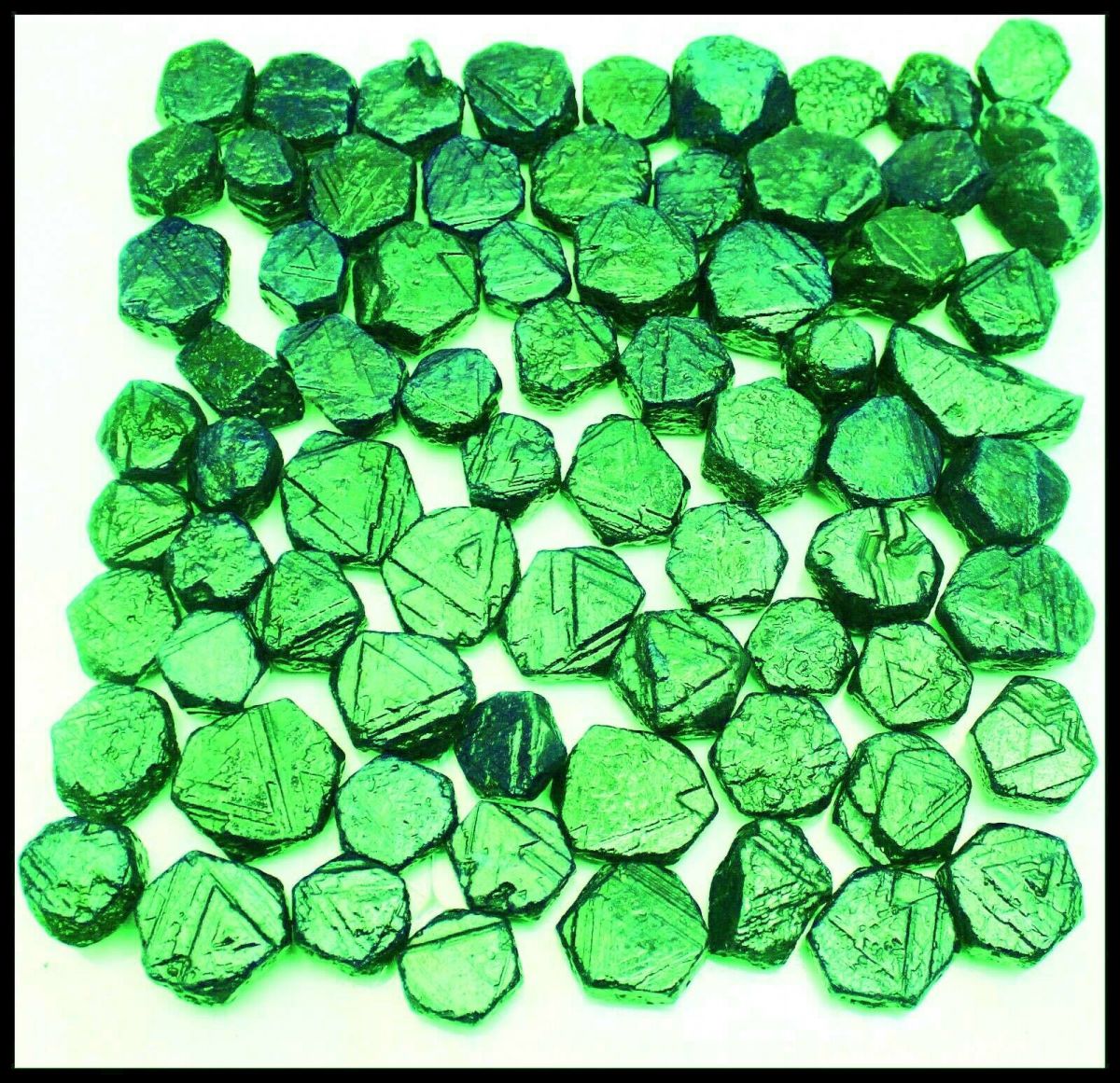 250.10 Ct Natural Green Emerald Rough Lot CERTIFIED Uncut Huge Size Rough Lot