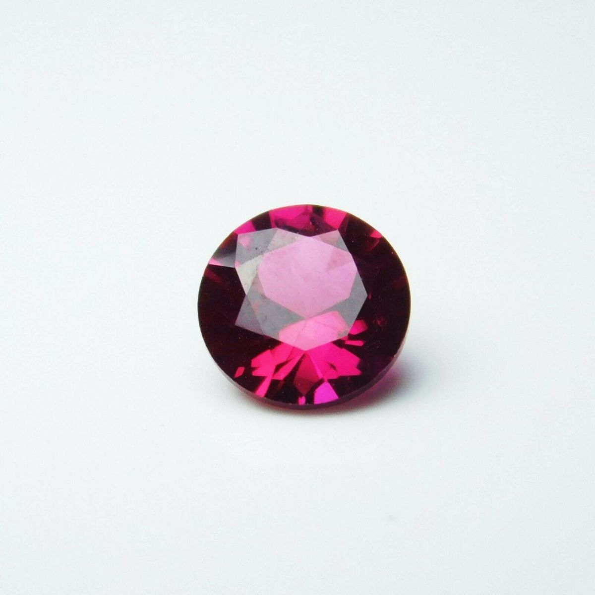 Mogok 1 Ct 6 MM CERTIFIED Cut Ap2 Natural Red Ruby Loose  Gemstone Round Cut