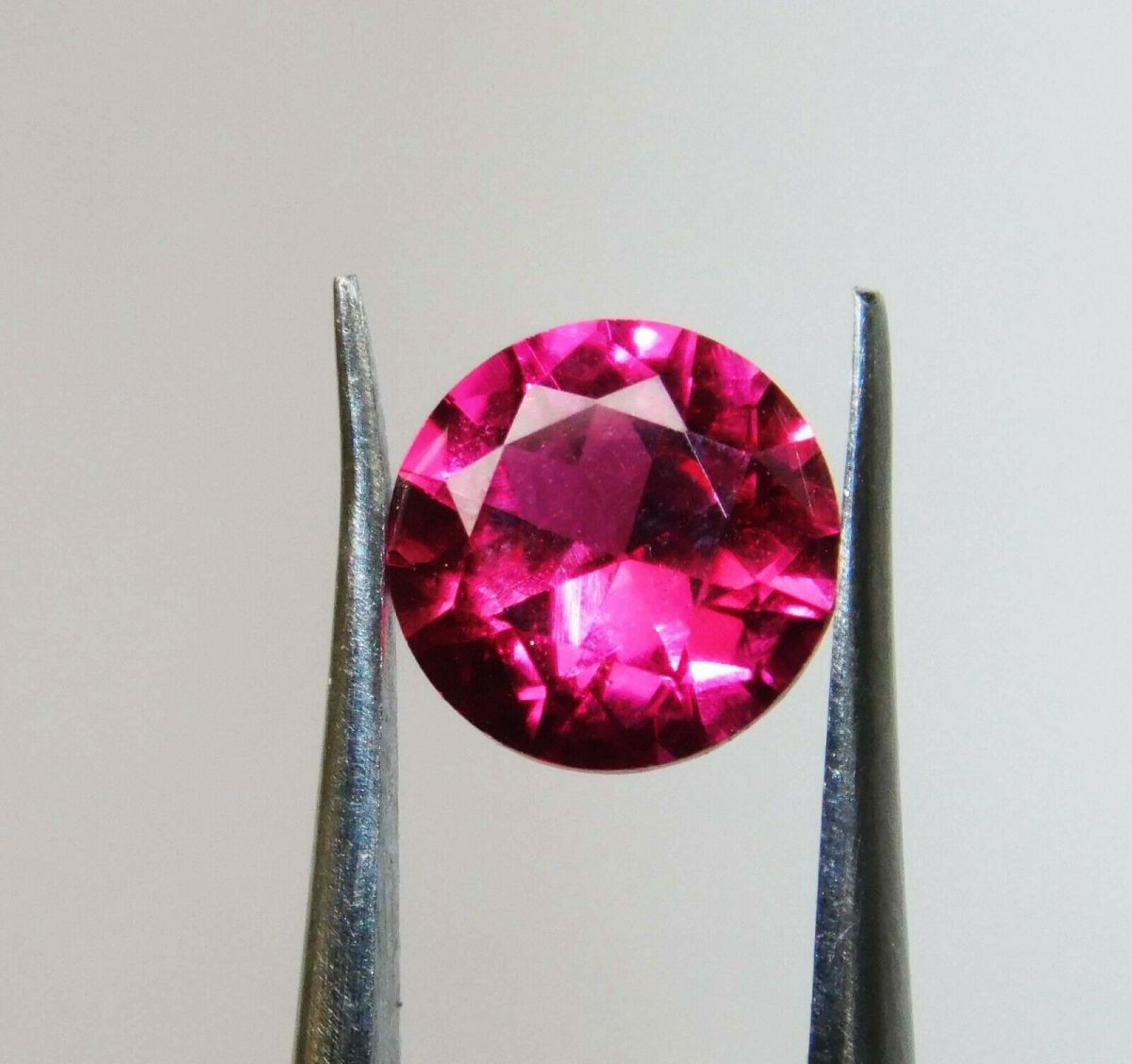 Mogok 1 Ct 6 MM CERTIFIED Cut Ap2 Natural Red Ruby Loose  Gemstone Round Cut