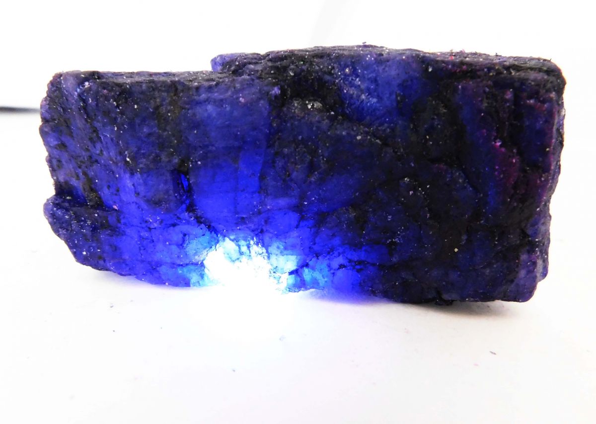 258 Ct Natural Sapphire Huge Rough Earth Mined CERTIFIED Blue Loose Gemstone