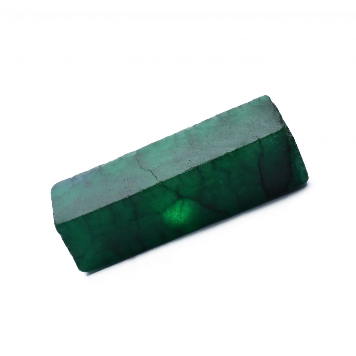 200 Ct Natural Green Emerald Dyed Uncut Rough Raw CERTIFIED Loose Gemstone