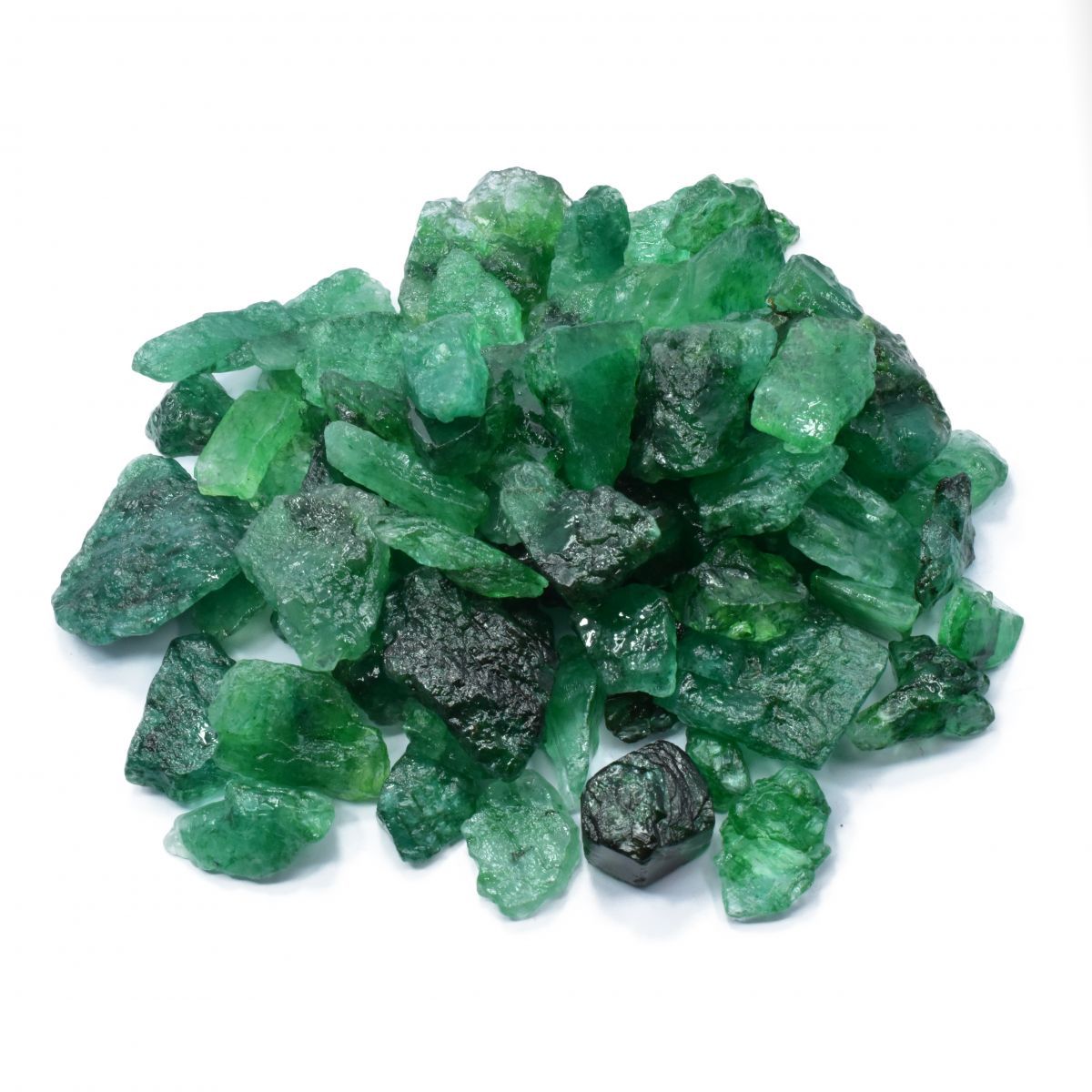 500 Ct Natural Emerald Green Rough Uncut Huge Size CERTIFIED Loose Gemstone