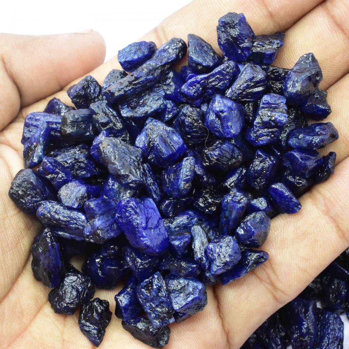 400.00 Ct Natural Blue Sapphire UNCUT ROUGH Loose Gemstone Lot CERTIFIED.