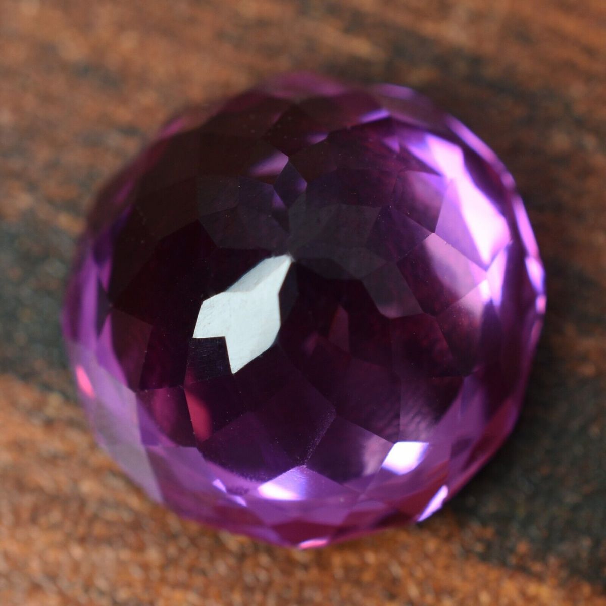 15 Ct Natural ALEXANDRITE Color Change ROUND CUT Loose Gemstone CERTIFIED