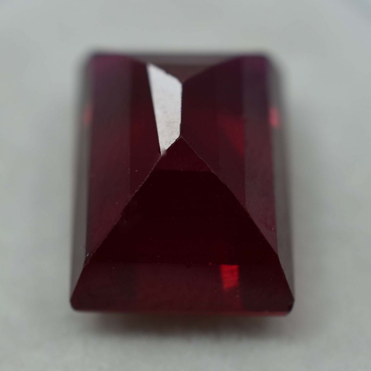 8.65 Ct NATURAL Red RUBY Emerald Shape CERTIFIED Rare Loose Gemstone
