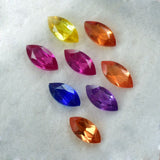 8 Pcs Natural Mix Sapphire Lot Marquise CERTIFIED Gemstone Lot 10x5mm