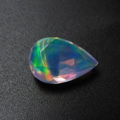 10.70 Carat Natural Fire OPAL Loose Gemstone Beautiful Pear Cut CERTIFIED